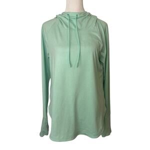 Athleta seafoam green blue pullover hoodie size S
